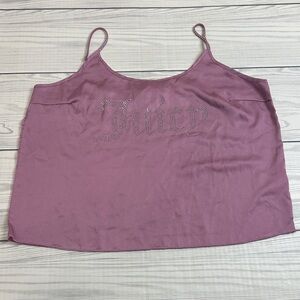 Juicy Couture Dusty Rose Camisole Top - L